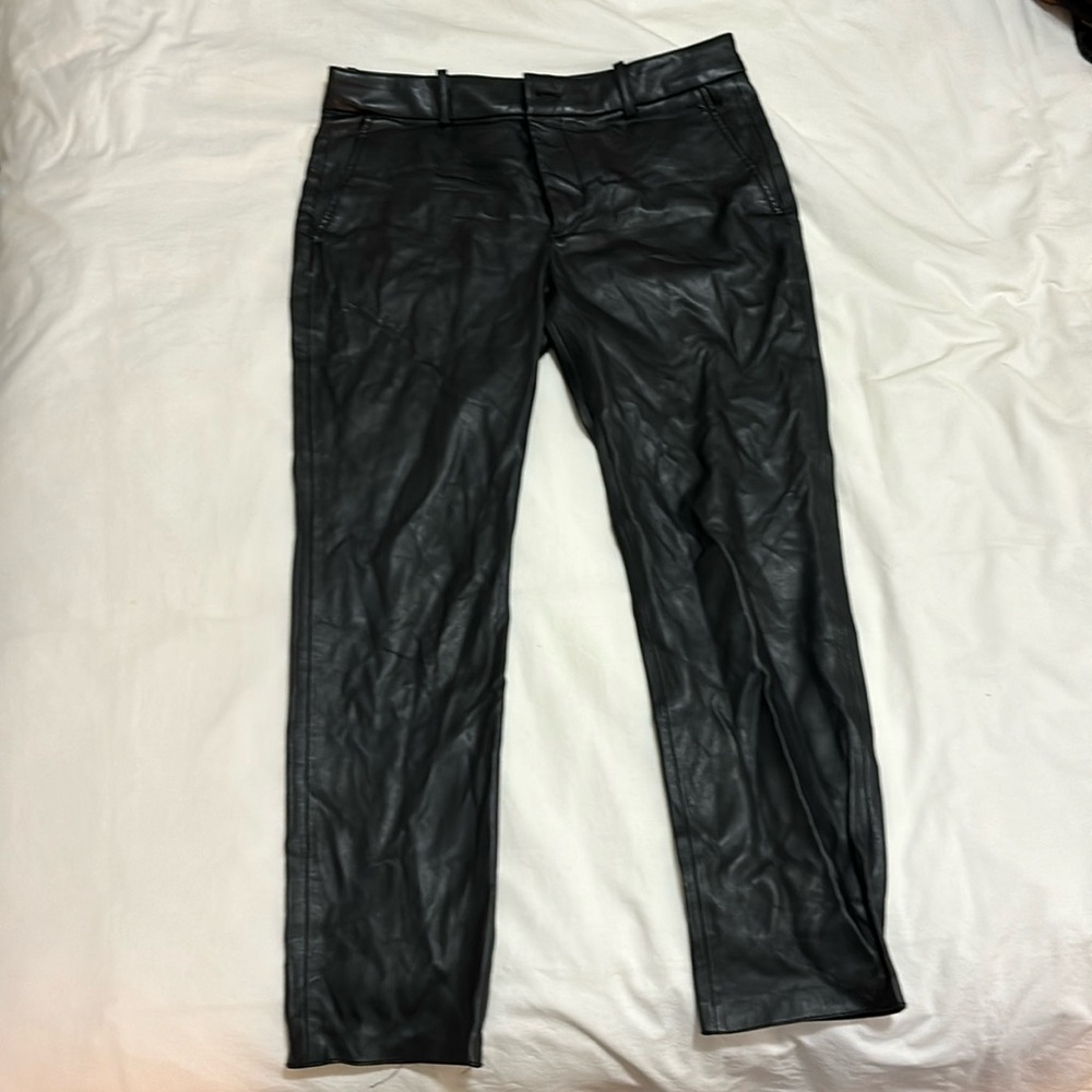 Zara fake leather pants